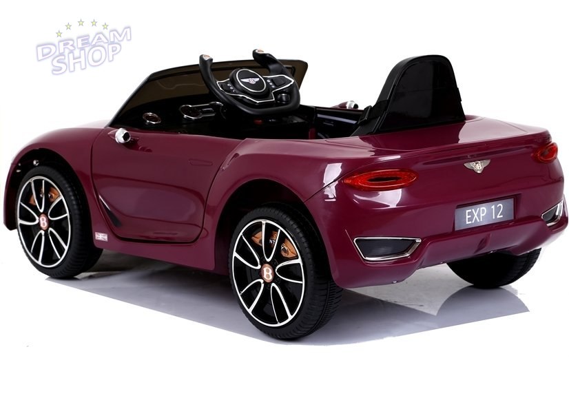 Auto na Akumulator Bentley Bordowy Lakier Auto na Akumulator Bentley Bordowy Lakier
