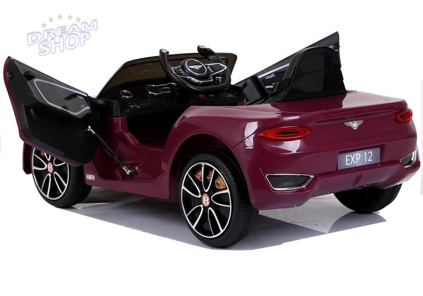 Auto na Akumulator Bentley Bordowy Lakier Auto na Akumulator Bentley Bordowy Lakier