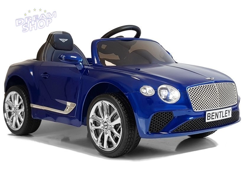 Auto na Akumulator Bentley Niebieski Lakierowany Auto na Akumulator Bentley Niebieski Lakierowany