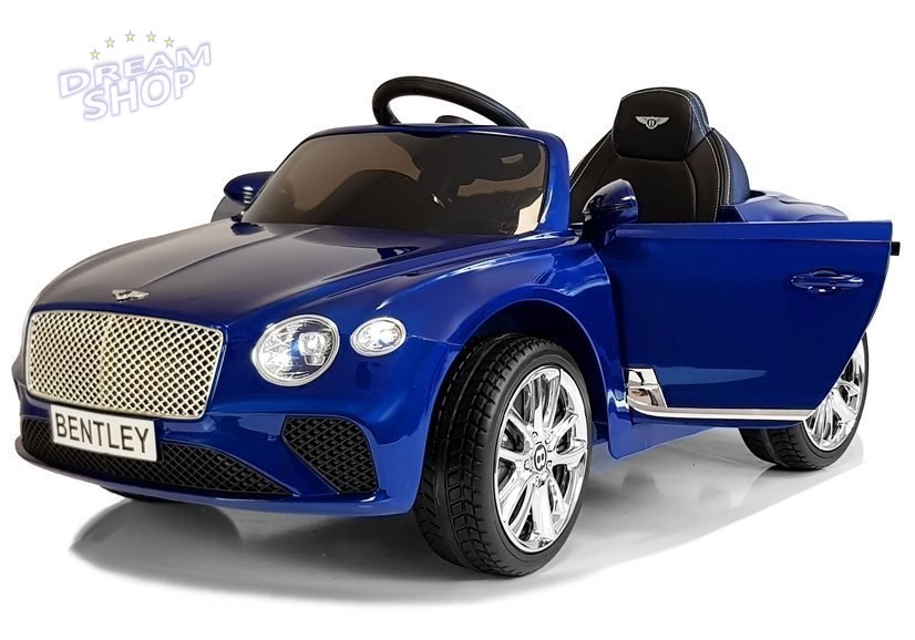 Auto na Akumulator Bentley Niebieski Lakierowany Auto na Akumulator Bentley Niebieski Lakierowany