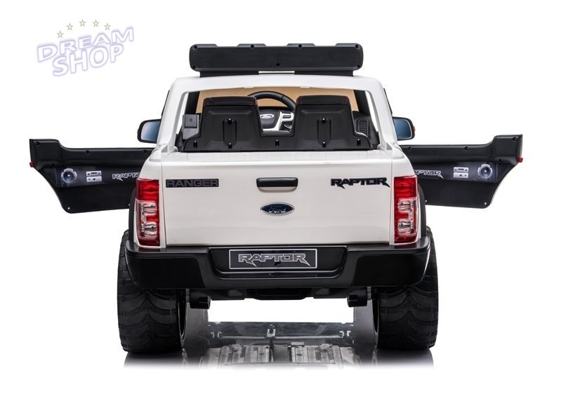 Auto na Akumulator Ford Ranger Raptor Police DK-F150RP Biały Lakier Auto na Akumulator Ford Ranger Raptor Police DK-F150RP Biały Lakier