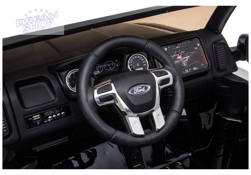 Auto na Akumulator Ford Ranger Raptor Police DK-F150RP Biały Lakier Auto na Akumulator Ford Ranger Raptor Police DK-F150RP Biały Lakier