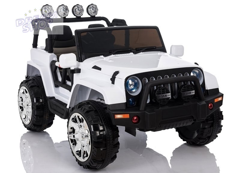 Auto na Akumulator Jeep 4x4 A999 Biały Auto na Akumulator Jeep 4x4 A999 Biały