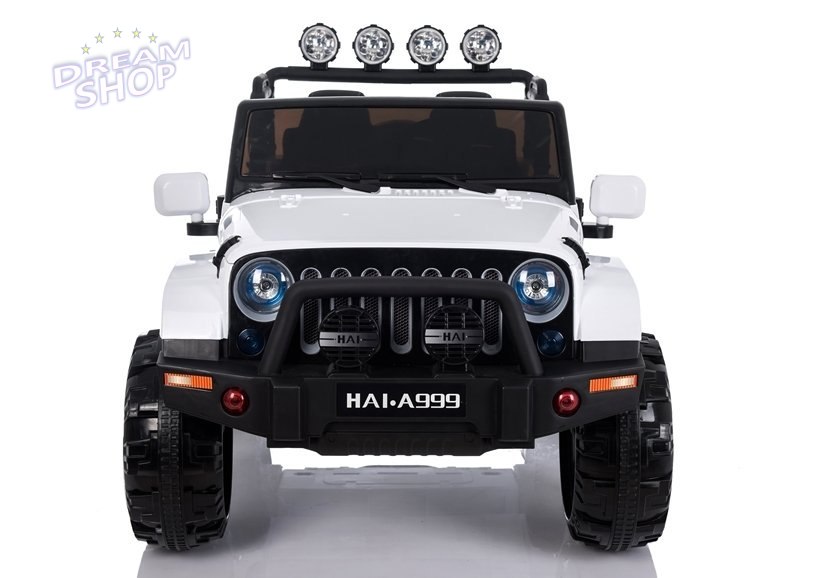 Auto na Akumulator Jeep 4x4 A999 Biały Auto na Akumulator Jeep 4x4 A999 Biały