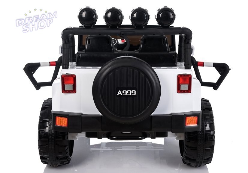 Auto na Akumulator Jeep 4x4 A999 Biały Auto na Akumulator Jeep 4x4 A999 Biały