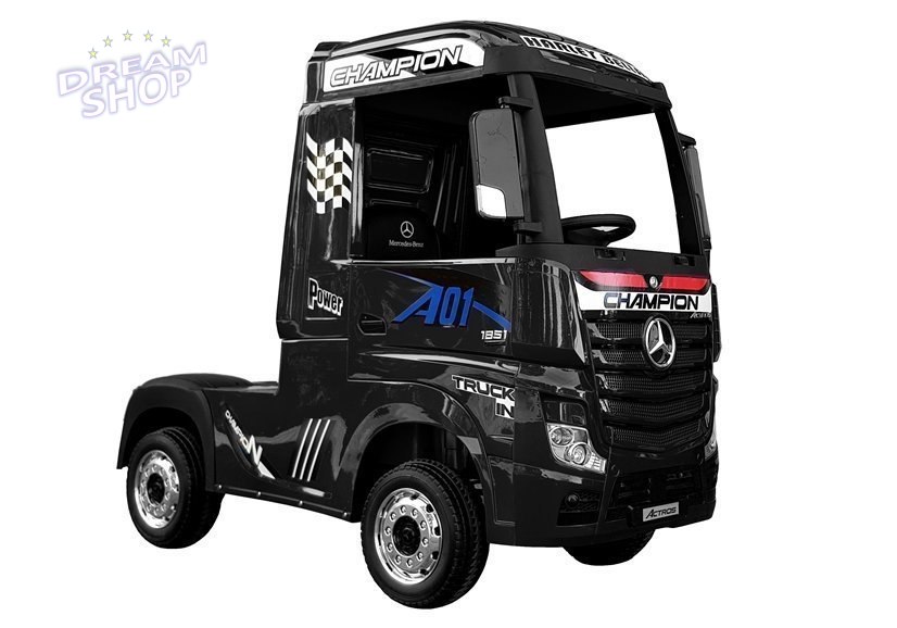 Auto na Akumulator Mercedes Actros Czarny Lakierowany MP4 Auto na Akumulator Mercedes Actros Czarny Lakierowany MP4