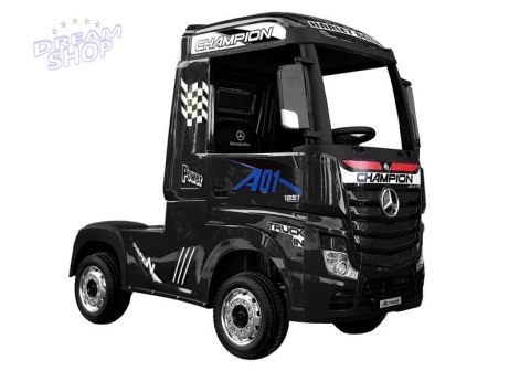 Auto na Akumulator Mercedes Actros Czarny Lakierowany MP4 Auto na Akumulator Mercedes Actros Czarny Lakierowany MP4