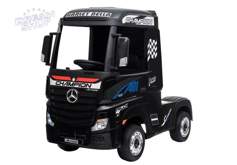 Auto na Akumulator Mercedes Actros Czarny Lakierowany MP4 Auto na Akumulator Mercedes Actros Czarny Lakierowany MP4