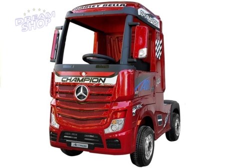 Auto na Akumulator Mercedes Actros Czerwony Lakierowany MP4