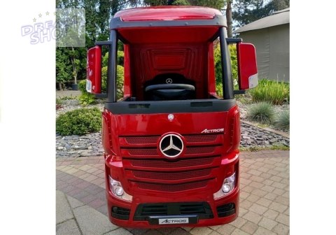 Auto na Akumulator Mercedes Actros Czerwony Lakierowany MP4
