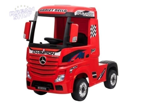 Auto na Akumulator Mercedes Actros Czerwony Lakierowany MP4