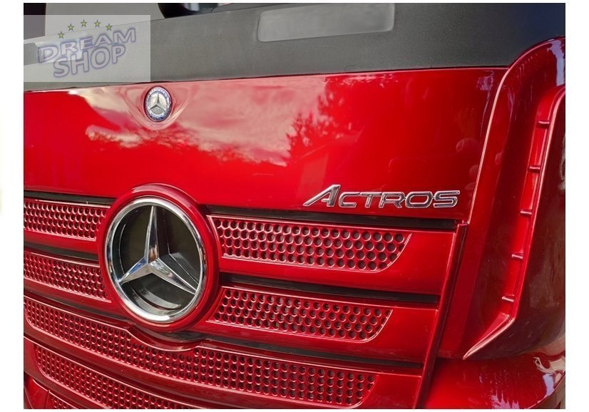 Auto na Akumulator Mercedes Actros Czerwony Lakierowany MP4