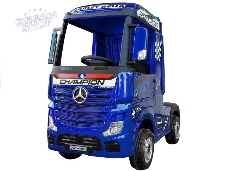 Auto na Akumulator Mercedes Actros Niebieski Lakierowany MP4 Auto na Akumulator Mercedes Actros Niebieski Lakierowany MP4