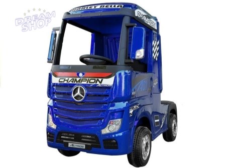 Auto na Akumulator Mercedes Actros Niebieski Lakierowany MP4 Auto na Akumulator Mercedes Actros Niebieski Lakierowany MP4