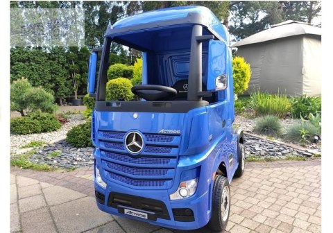Auto na Akumulator Mercedes Actros Niebieski Lakierowany MP4 Auto na Akumulator Mercedes Actros Niebieski Lakierowany MP4