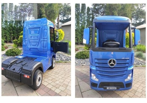Auto na Akumulator Mercedes Actros Niebieski Lakierowany MP4 Auto na Akumulator Mercedes Actros Niebieski Lakierowany MP4