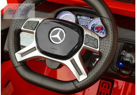 Pojazd Na Akumulator Mercedes 6x45W Czerwony MP4 Pojazd Na Akumulator Mercedes 6x45W Czerwony MP4