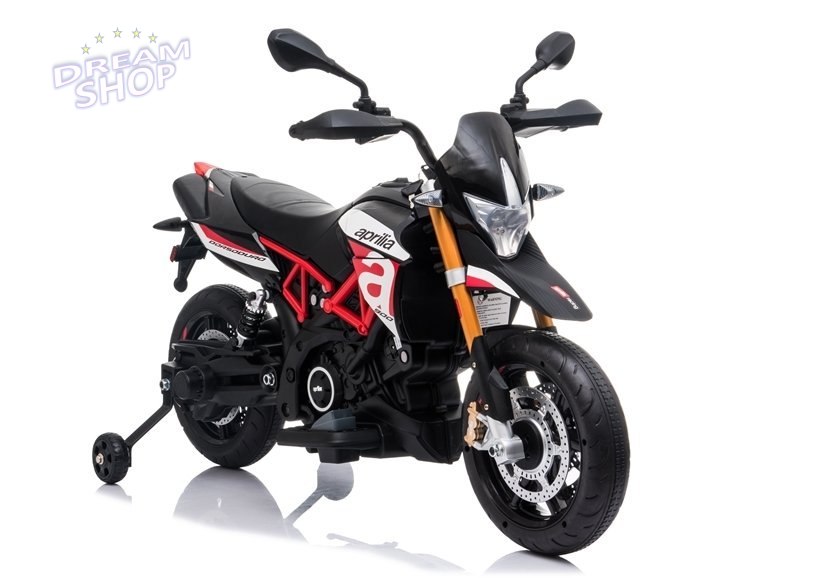 Pojazd na Akumulator Aprilia A007 Czarno Czerwony Pojazd na Akumulator Aprilia A007 Czarno Czerwony