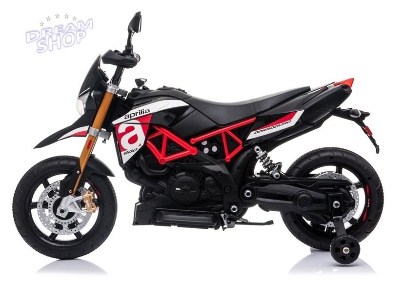 Pojazd na Akumulator Aprilia A007 Czarno Czerwony Pojazd na Akumulator Aprilia A007 Czarno Czerwony