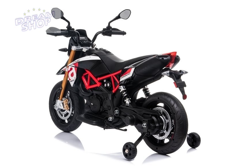 Pojazd na Akumulator Aprilia A007 Czarno Czerwony Pojazd na Akumulator Aprilia A007 Czarno Czerwony