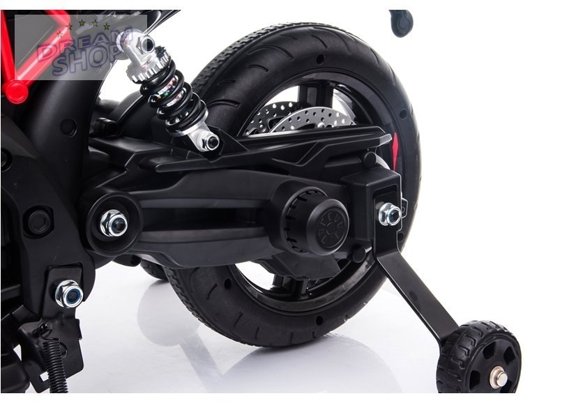 Pojazd na Akumulator Aprilia A007 Czarno Czerwony Pojazd na Akumulator Aprilia A007 Czarno Czerwony