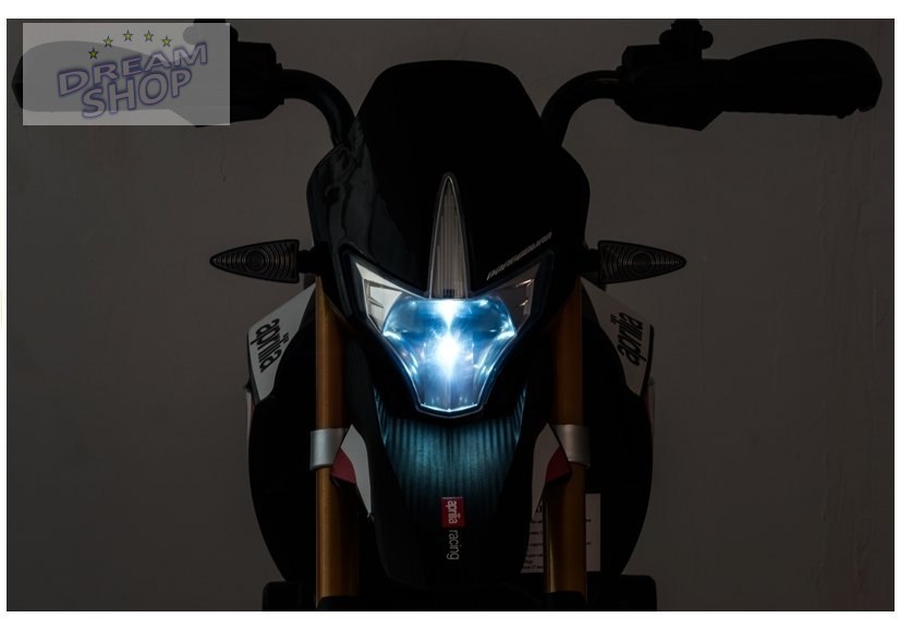 Pojazd na Akumulator Aprilia A007 Czarno Czerwony Pojazd na Akumulator Aprilia A007 Czarno Czerwony