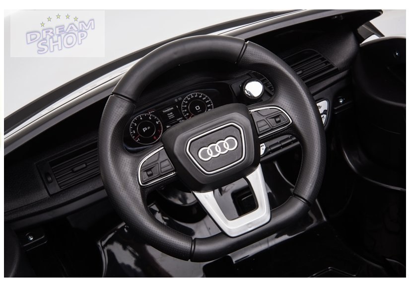 Pojazd na Akumulator Audi Q5 Policja Czarny Pojazd na Akumulator Audi Q5 Policja Czarny