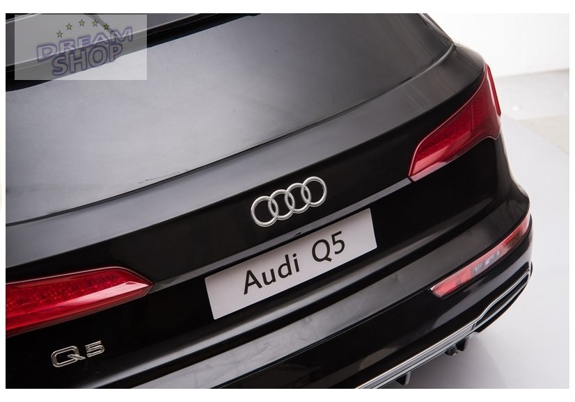 Pojazd na Akumulator Audi Q5 Policja Czarny Pojazd na Akumulator Audi Q5 Policja Czarny