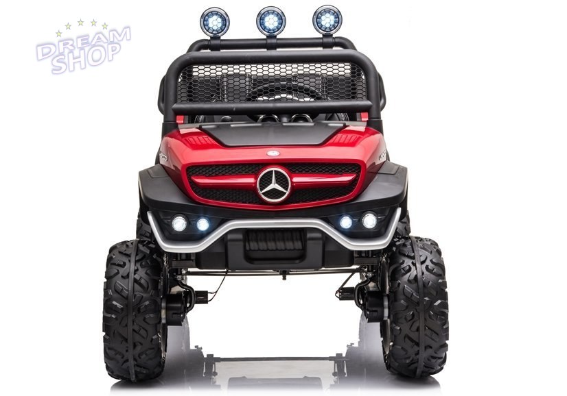 Pojazd na Akumulator Mercedes Unimog S Czerwony Lakier Pojazd na Akumulator Mercedes Unimog S Czerwony Lakier
