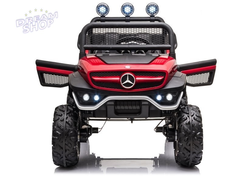 Pojazd na Akumulator Mercedes Unimog S Czerwony Lakier Pojazd na Akumulator Mercedes Unimog S Czerwony Lakier