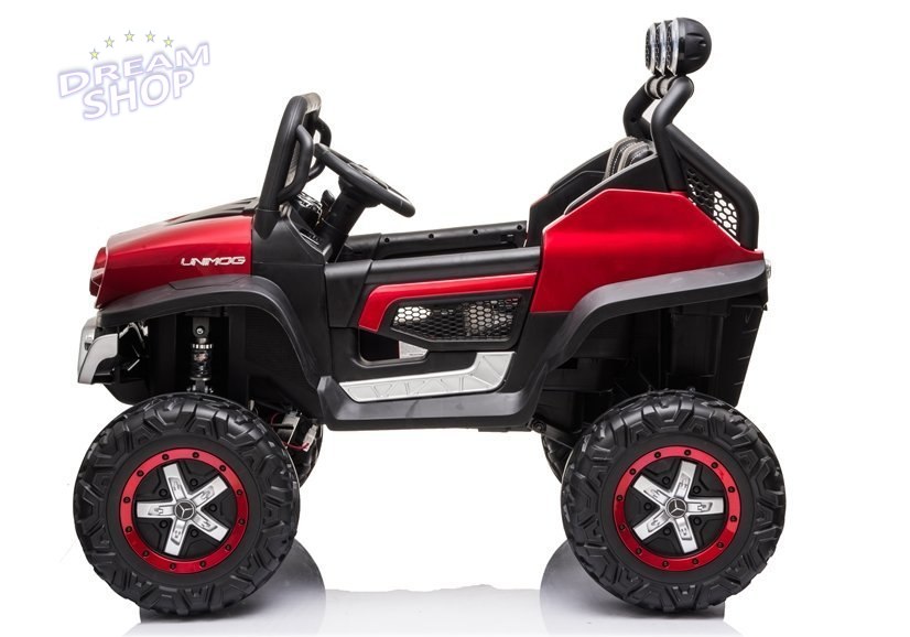 Pojazd na Akumulator Mercedes Unimog S Czerwony Lakier Pojazd na Akumulator Mercedes Unimog S Czerwony Lakier