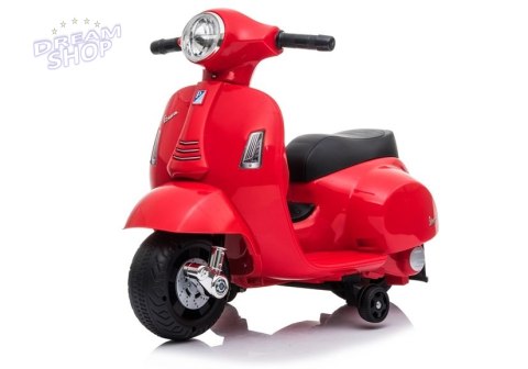 Skuter na Akumulator Vespa GTS 300 Mini Czerwony Skuter na Akumulator Vespa GTS 300 Mini Czerwony