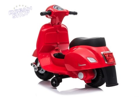 Skuter na Akumulator Vespa GTS 300 Mini Czerwony Skuter na Akumulator Vespa GTS 300 Mini Czerwony