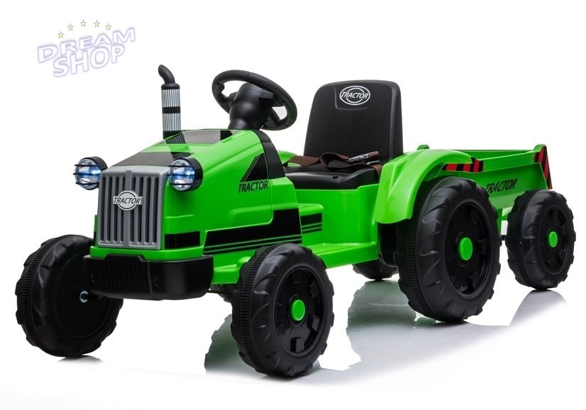 Traktor na Akumulator z Przyczepą CH9959 Zielony