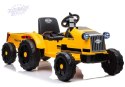 Traktor na Akumulator z Przyczepą CH9959 Żółty
