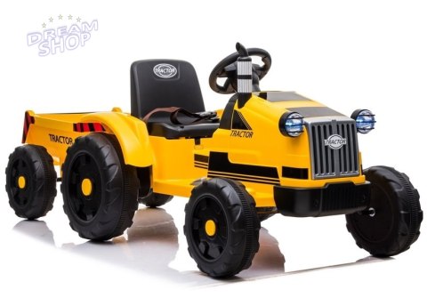 Traktor na Akumulator z Przyczepą CH9959 Żółty Traktor na Akumulator z Przyczepą CH9959 Żółty
