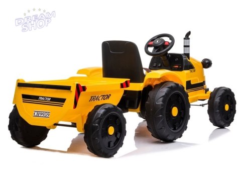 Traktor na Akumulator z Przyczepą CH9959 Żółty Traktor na Akumulator z Przyczepą CH9959 Żółty
