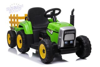 Traktor na Akumulator z Przyczepą XMX611 Zielony