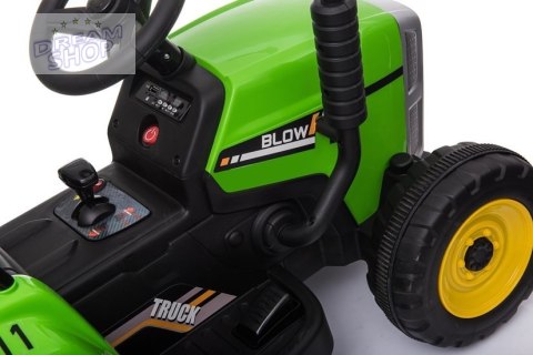Traktor na Akumulator z Przyczepą XMX611 Zielony