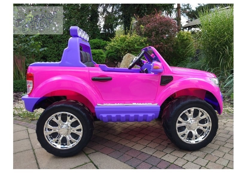 Auto Na Akumulator Ford Ranger 4x4 Różowy LCD Auto Na Akumulator Ford Ranger 4x4 Różowy LCD