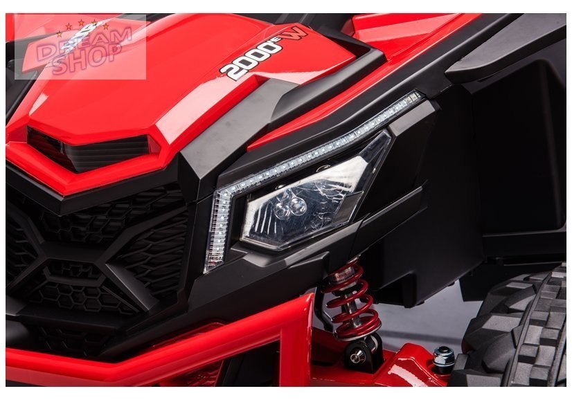 Auto na Akumulator Buggy UTV-MX Czerwony MP4 Auto na Akumulator Buggy UTV-MX Czerwony MP4