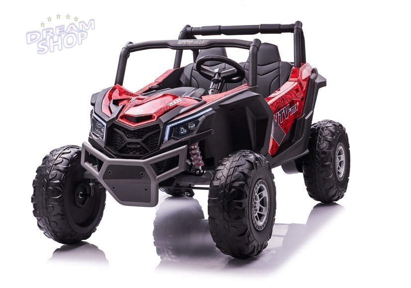 Auto na Akumulator Buggy UTV-MX Czerwony Spider Lakier MP4 Auto na Akumulator Buggy UTV-MX Czerwony Spider Lakier MP4