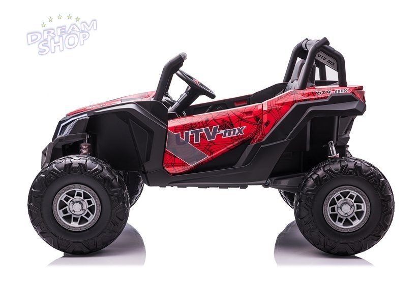 Auto na Akumulator Buggy UTV-MX Czerwony Spider Lakier MP4 Auto na Akumulator Buggy UTV-MX Czerwony Spider Lakier MP4