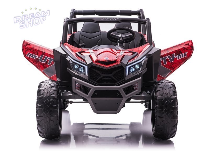 Auto na Akumulator Buggy UTV-MX Czerwony Spider Lakier MP4 Auto na Akumulator Buggy UTV-MX Czerwony Spider Lakier MP4