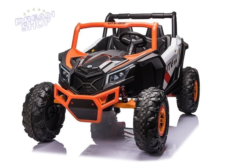 Auto na Akumulator Buggy UTV-MX Pomarańczowo-Biały MP4 Auto na Akumulator Buggy UTV-MX Pomarańczowo-Biały MP4