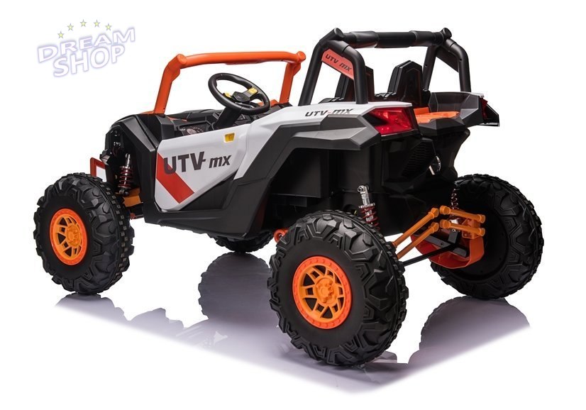Auto na Akumulator Buggy UTV-MX Pomarańczowo-Biały MP4 Auto na Akumulator Buggy UTV-MX Pomarańczowo-Biały MP4