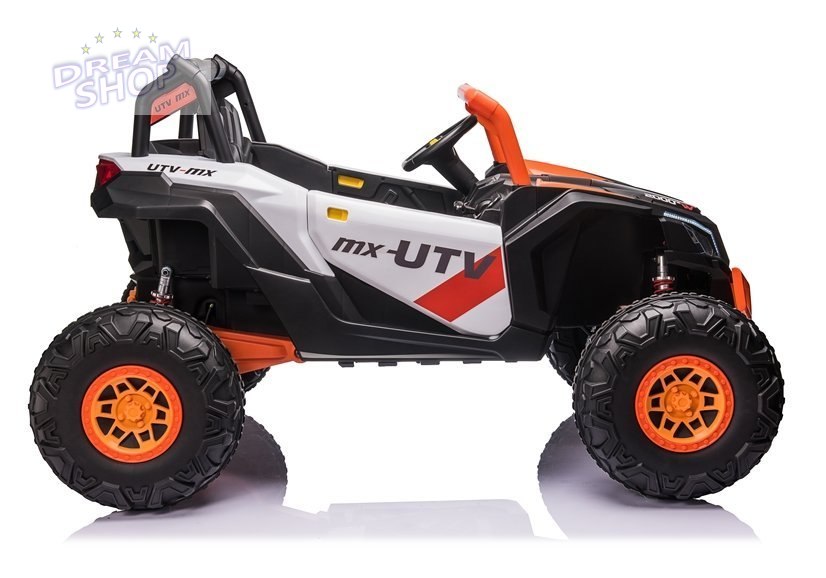 Auto na Akumulator Buggy UTV-MX Pomarańczowo-Biały MP4 Auto na Akumulator Buggy UTV-MX Pomarańczowo-Biały MP4