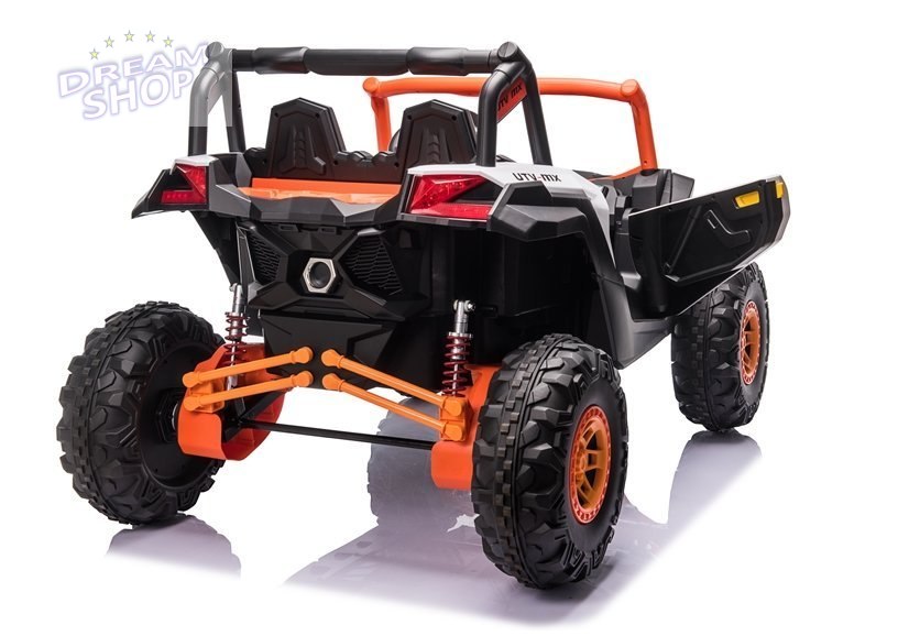 Auto na Akumulator Buggy UTV-MX Pomarańczowo-Biały MP4 Auto na Akumulator Buggy UTV-MX Pomarańczowo-Biały MP4