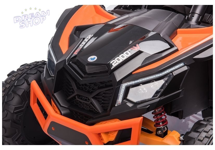 Auto na Akumulator Buggy UTV-MX Pomarańczowo-Biały MP4 Auto na Akumulator Buggy UTV-MX Pomarańczowo-Biały MP4