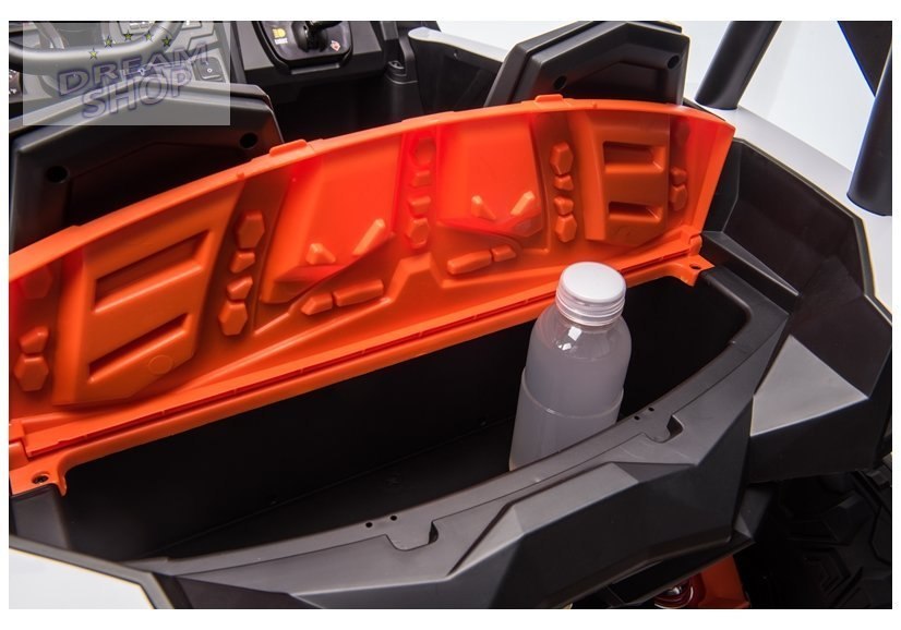 Auto na Akumulator Buggy UTV-MX Pomarańczowo-Biały MP4 Auto na Akumulator Buggy UTV-MX Pomarańczowo-Biały MP4